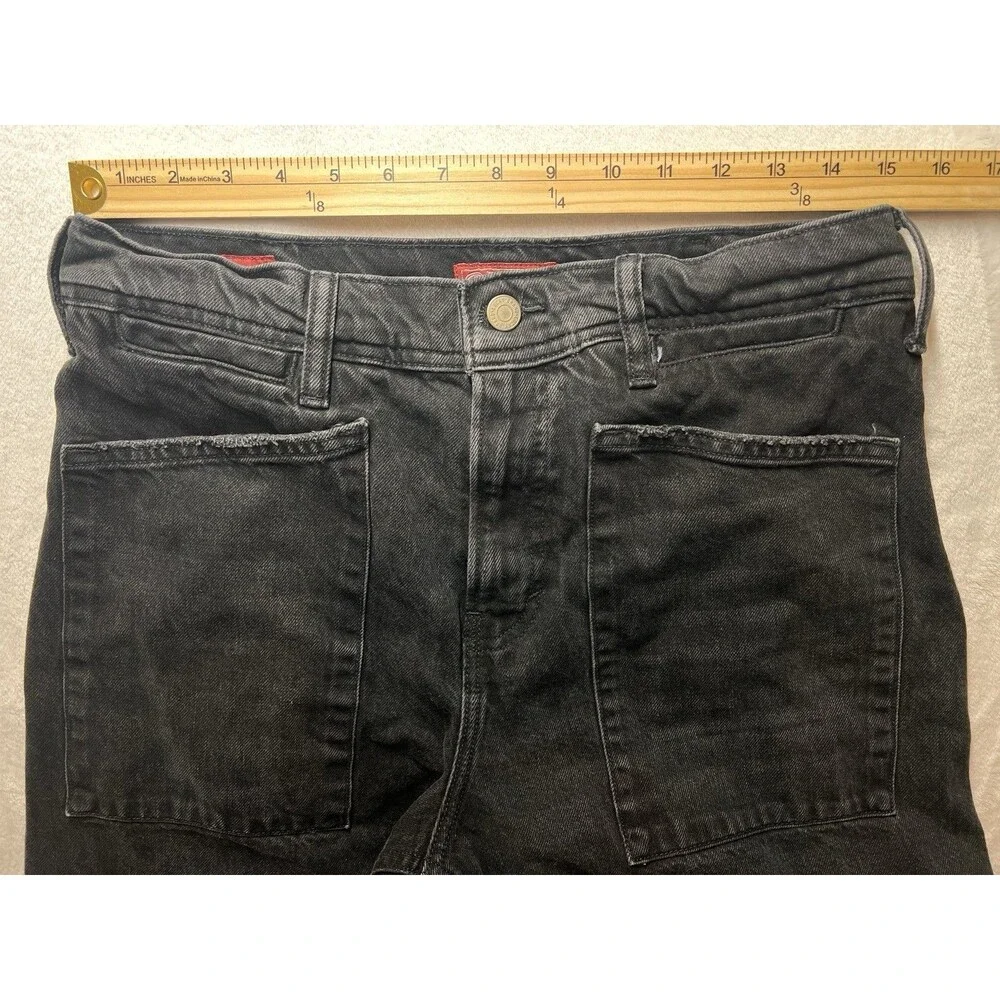 Lucky Brand Lucky Legend High Rise Wide Leg Jeans Womens 10/30 Black Denim Pants